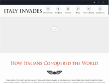 Tablet Screenshot of italyinvades.com